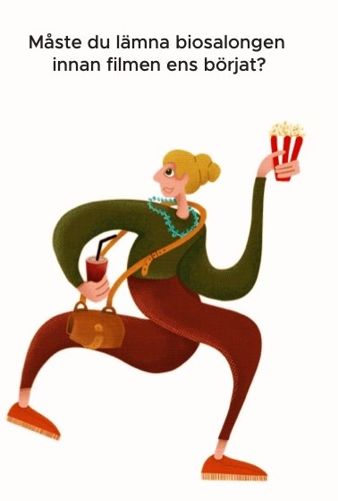 illustration  av personer som springer